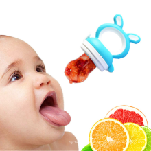 Suporte de dentição Amazon Melhor silicone para alimentação de mamilo Chupeta fresca Alimentador infantil de malha para bebês Nibbler frutas e alimentos
